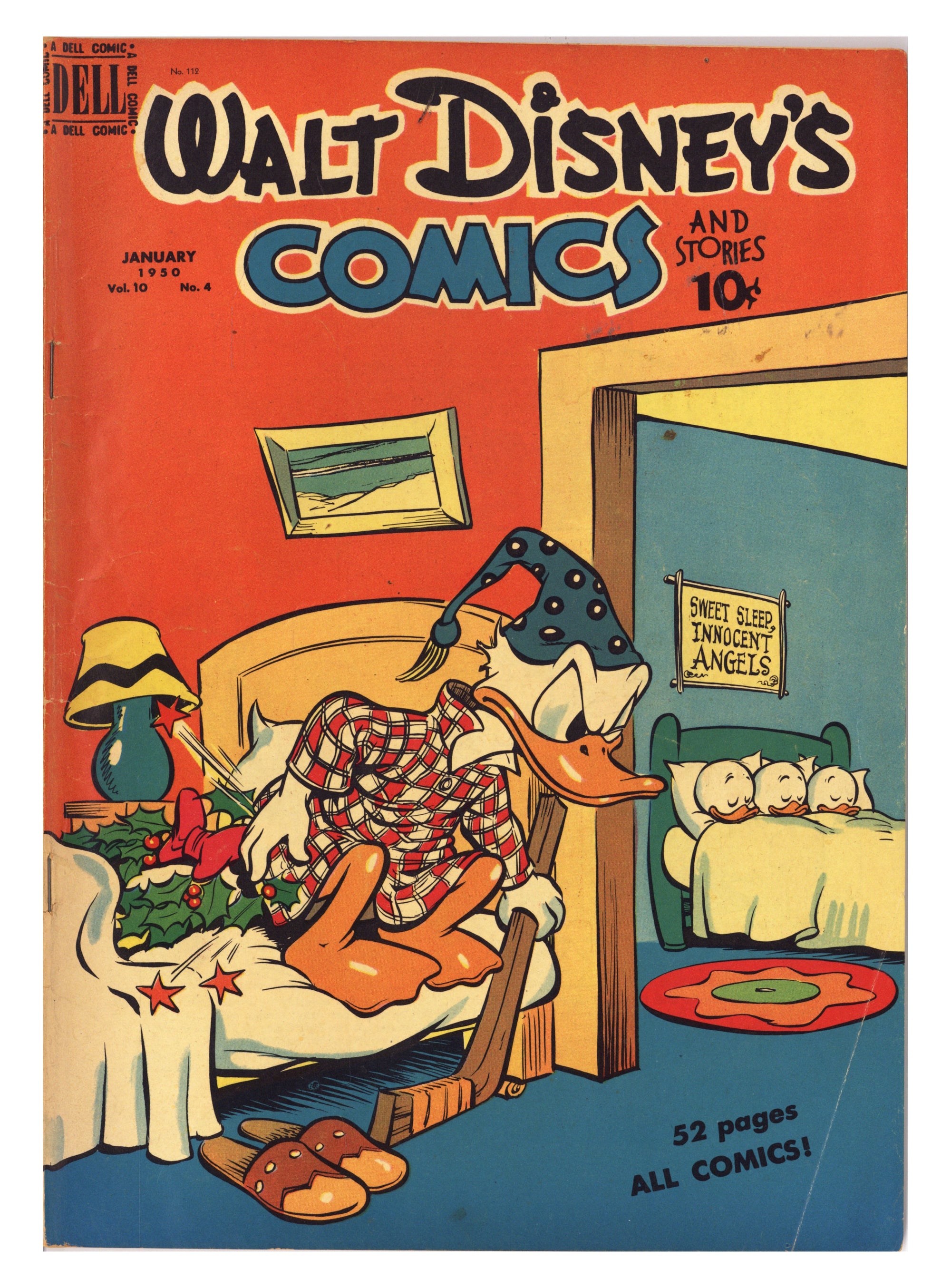 Walt Disney's Comics and Stories Vol 10 4 (112) VG+ (4.5) (1950) 