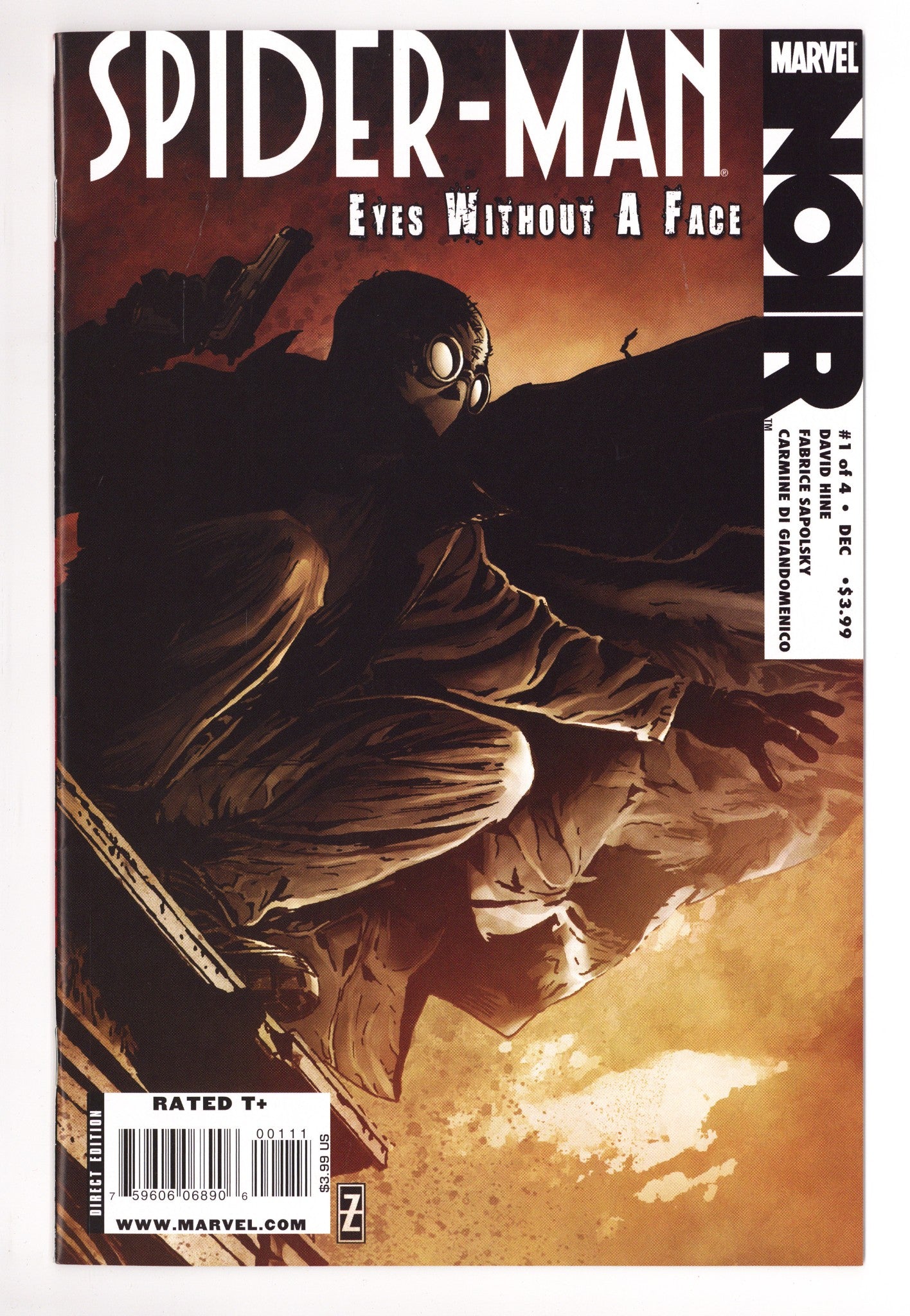 Spider-Man Noir: Eyes without a Face 1 VF/NM (9.0) (2010) 
