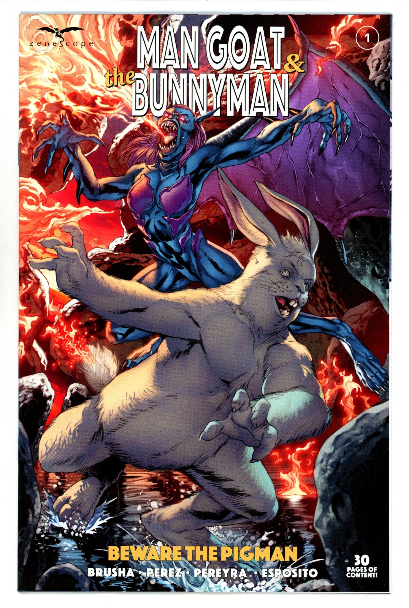 Man Goat & Bunnyman Beware The Pigman  1 Vitorino  Variant   (2024)