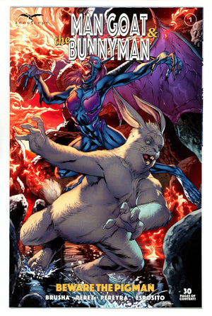 Man Goat & Bunnyman Beware The Pigman 1 Vitorino Variant (2024)