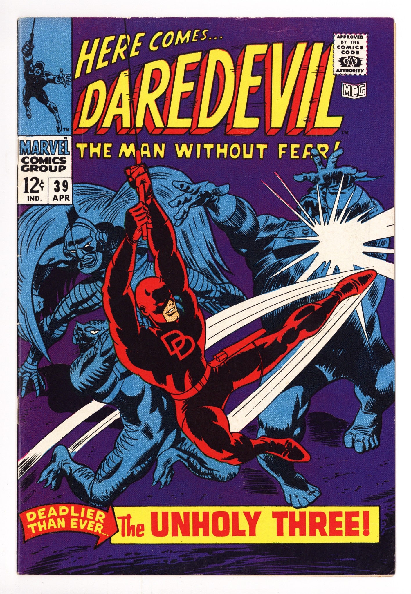 Daredevil Vol 1 39 FN/VF (7.0) (1968) 