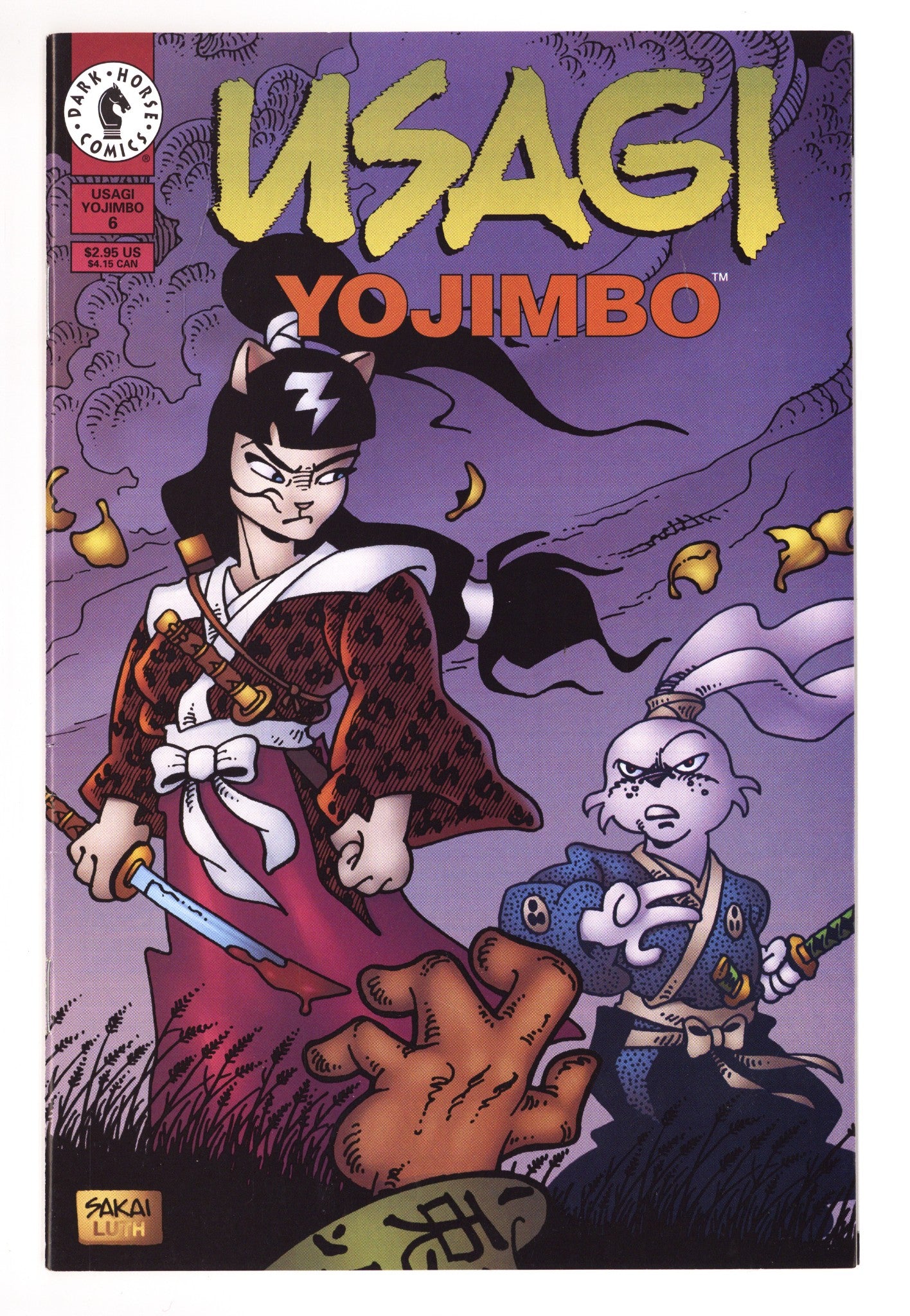 Usagi Yojimbo Vol 3 6 Mid Grade (1996) 
