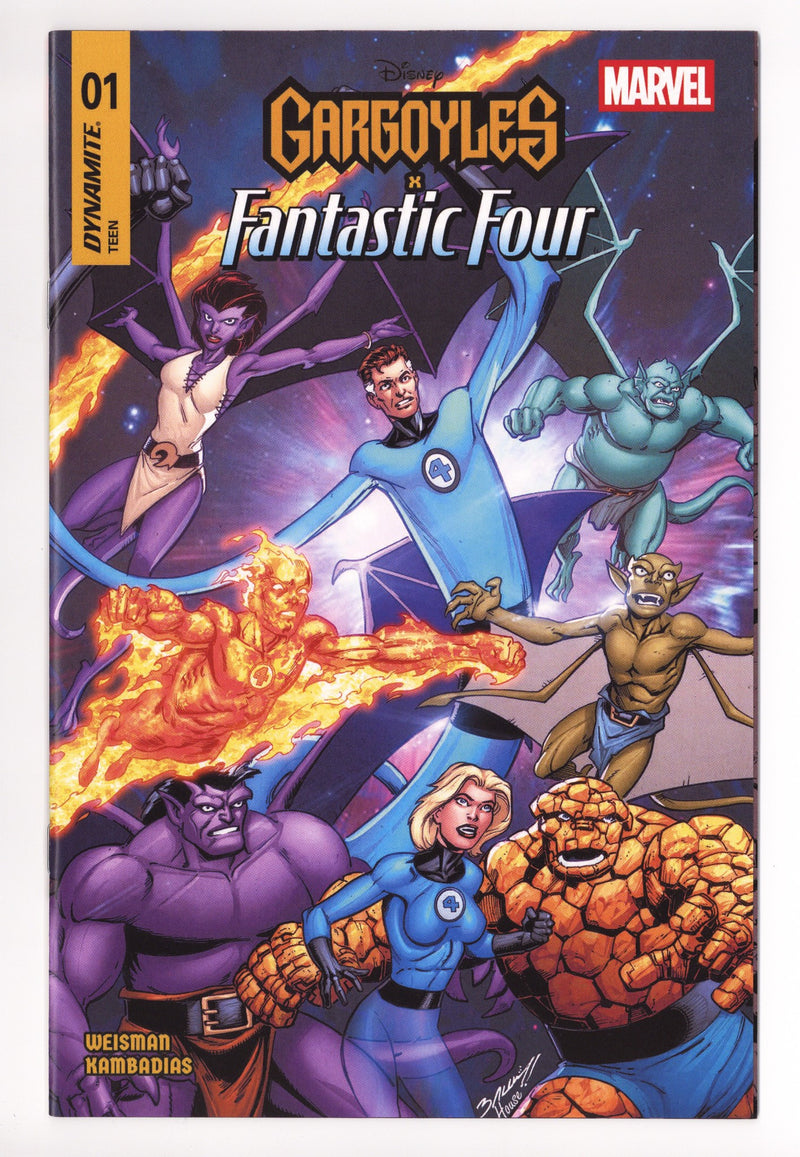 Gargoyles X Fantastic Four 1 Bagley Variant (2025)