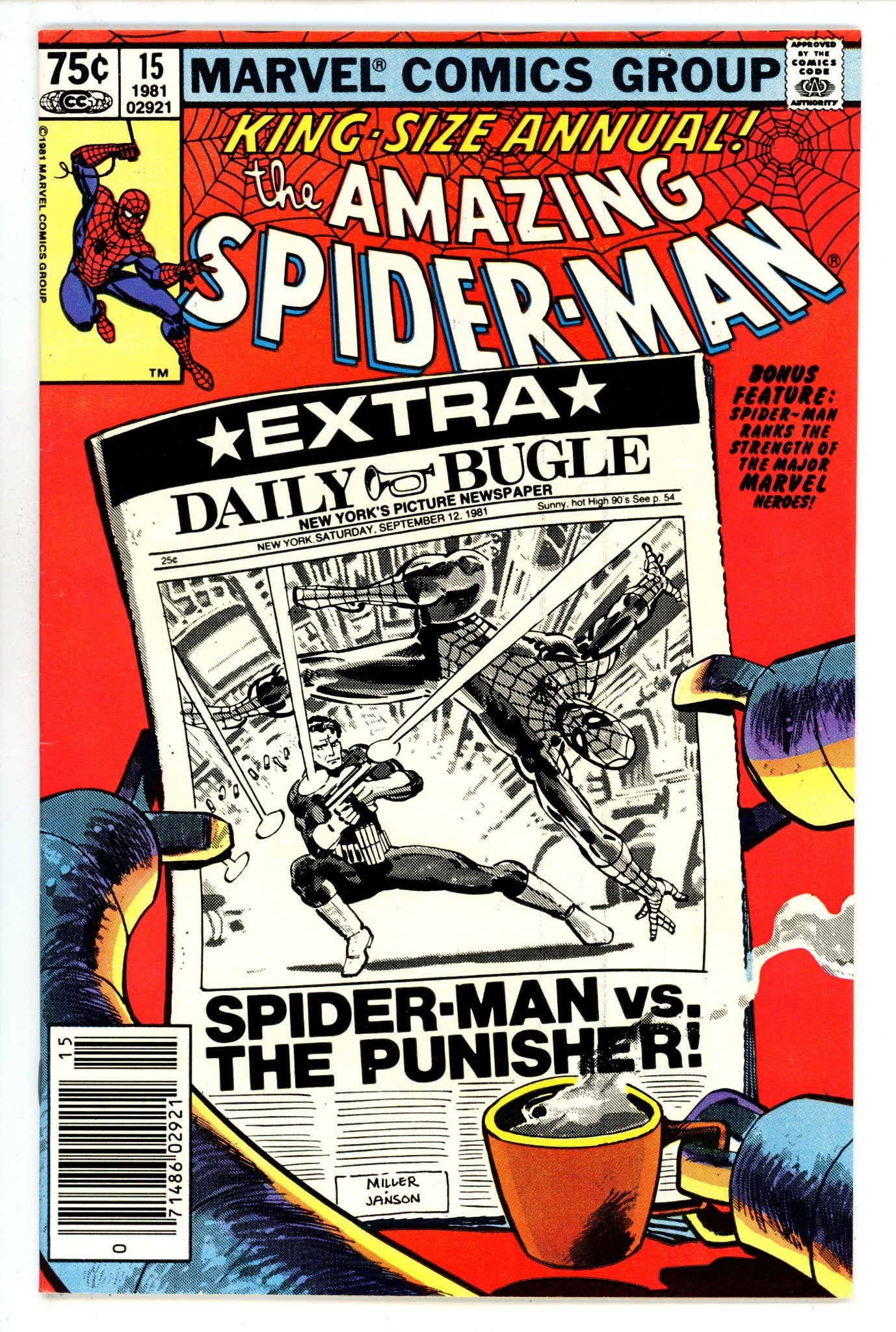 The Amazing Spider-Man Annual Vol 1 15 FN/VF (7.0) (1981) Newsstand 