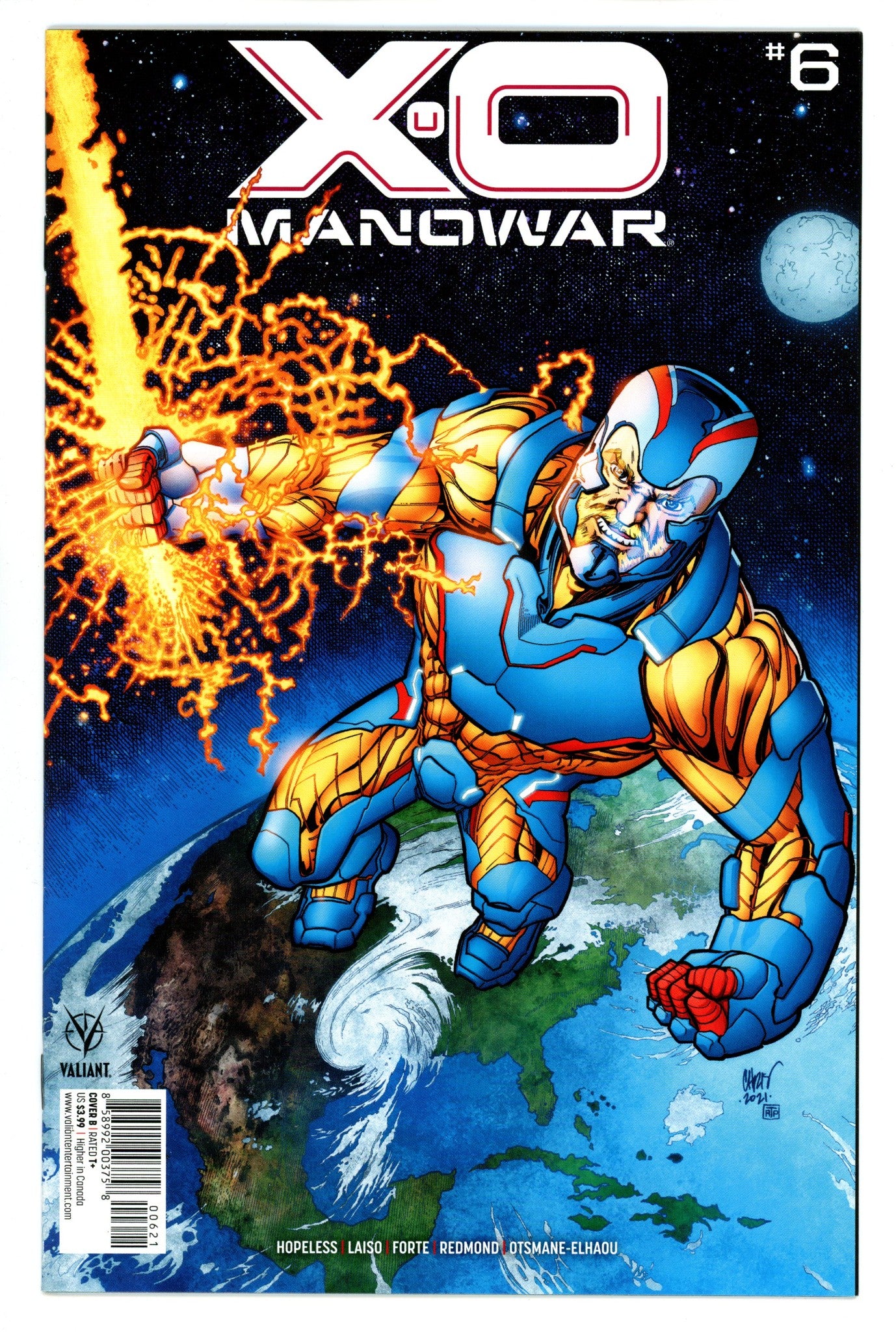 X-O Manowar Vol 5 6 High Grade (2021) Johnson Variant 