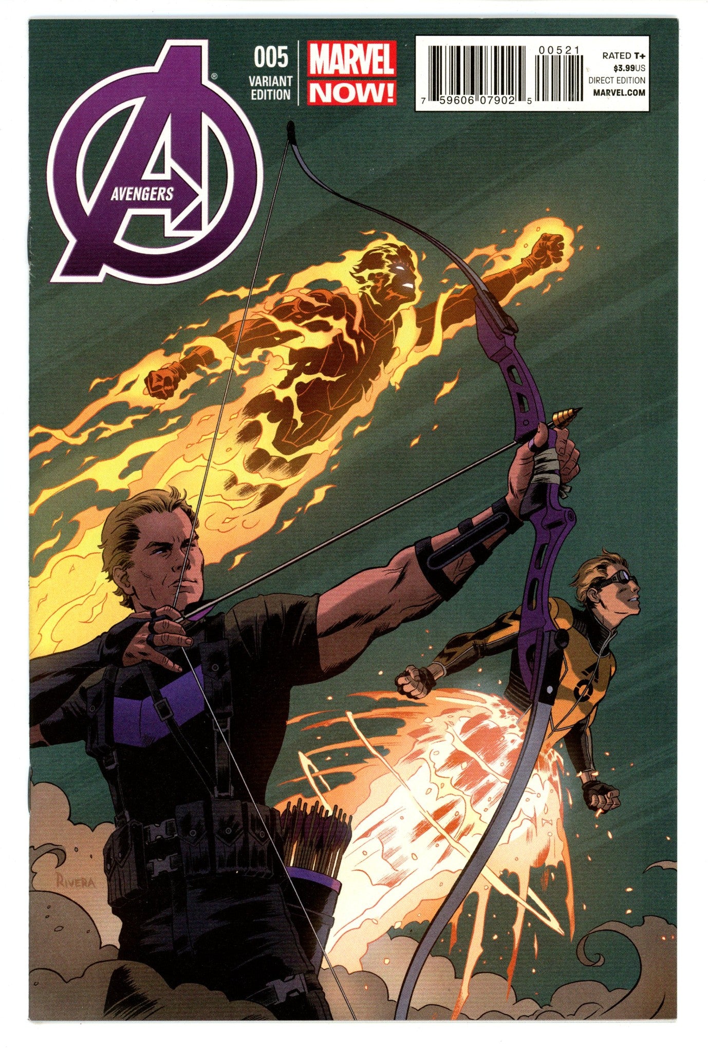 Avengers Vol 5 5 VF/NM (9.0) (2013) Rivera Incentive Variant 