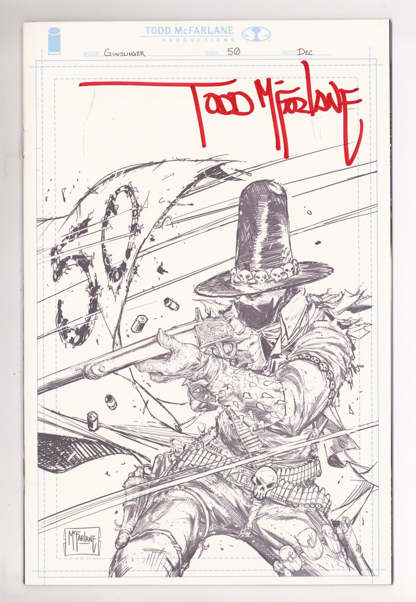 Gunslinger Spawn  50 Mcfarlane  Signed Incentive NM+  (2026)