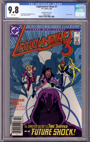Legionnaires Three [Legionnaires 3] 1 CGC 9.8 (NM/M) (1986) Canadian Price Variant