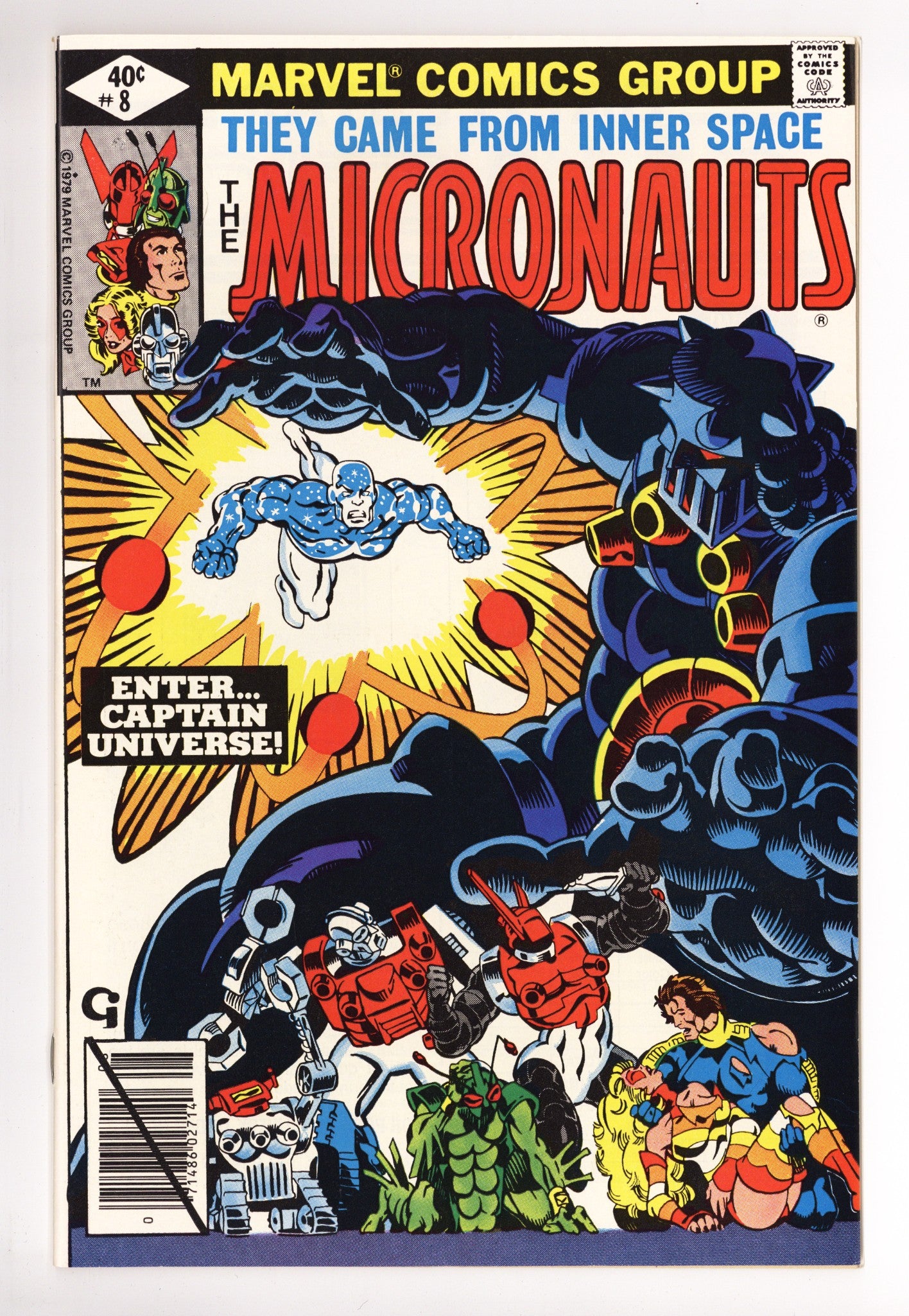 Micronauts Vol 1 8 NM- (9.2) (1979) 