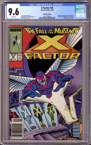 X-Factor Vol 1 24 CGC 9.6 (NM+) (1988) Newsstand