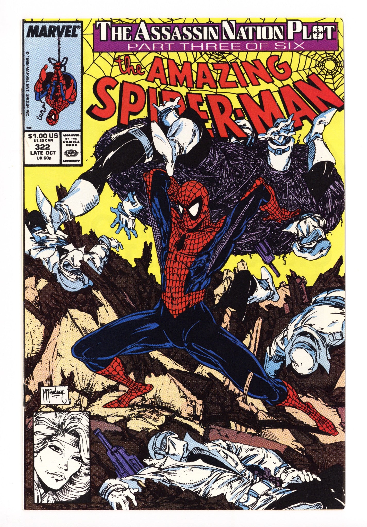 The Amazing Spider-Man Vol 1 322 VF+ (8.5) (1989) 