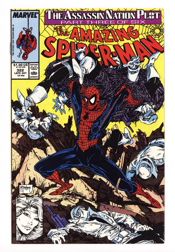 The Amazing Spider-Man Vol 1 322 VF+ (8.5) (1989)