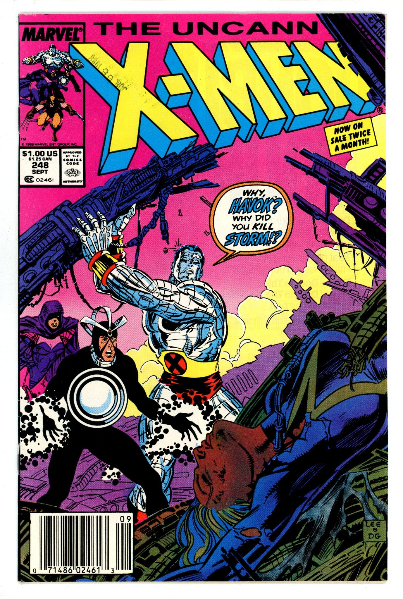 The Uncanny X-Men Vol 1 248 FN/VF (7.0) (1989) Newsstand 