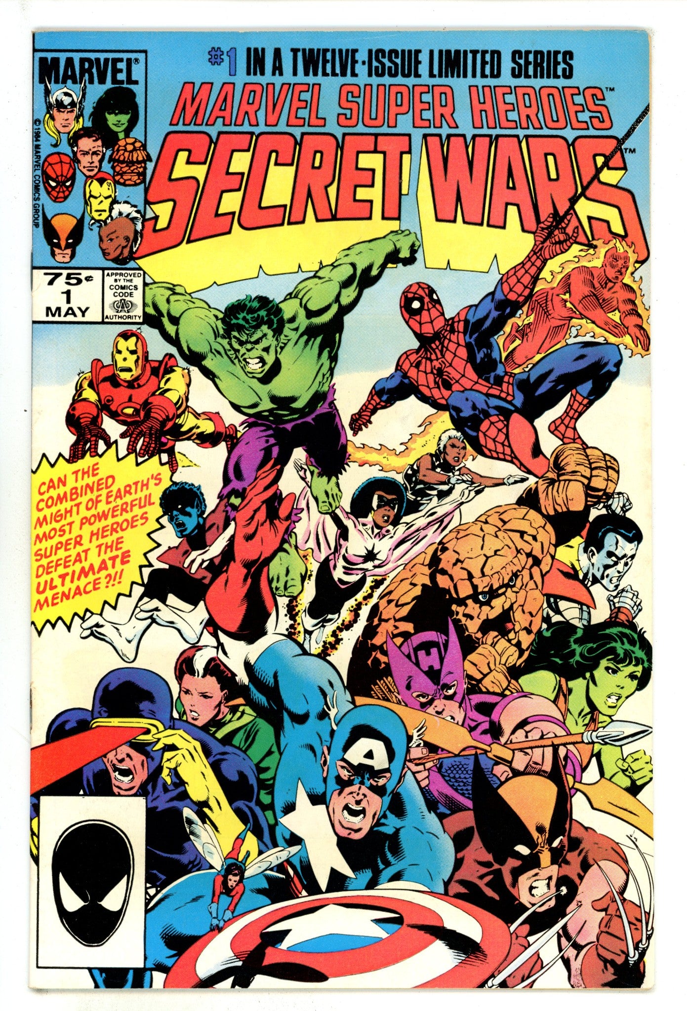 Marvel Super-Heroes Secret Wars 1 FN (6.0) (1984) 2nd Print 