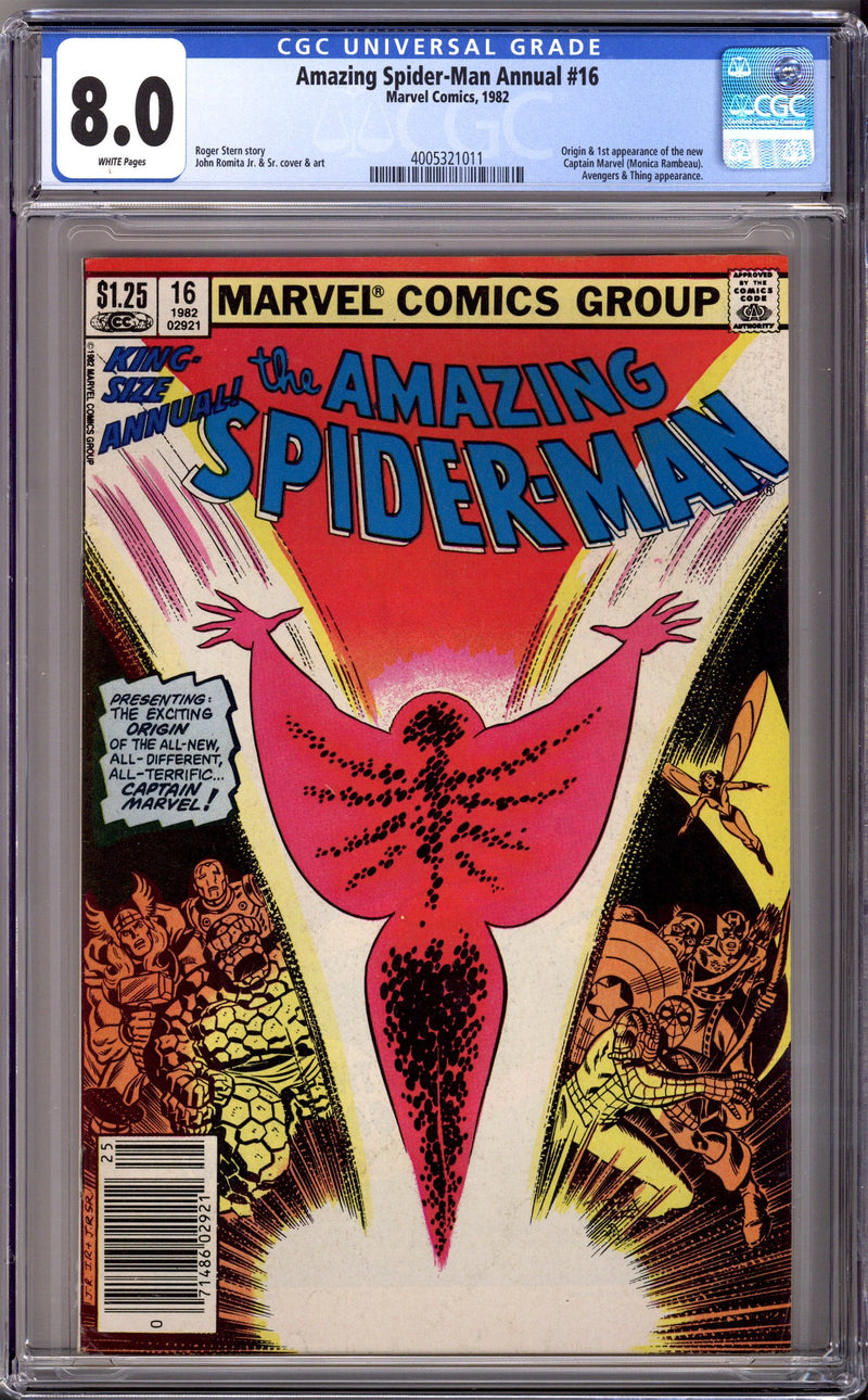 The Amazing Spider-Man Annual Vol 1 16 CGC 8.0 (VF) (1982) Canadian Price Variant 