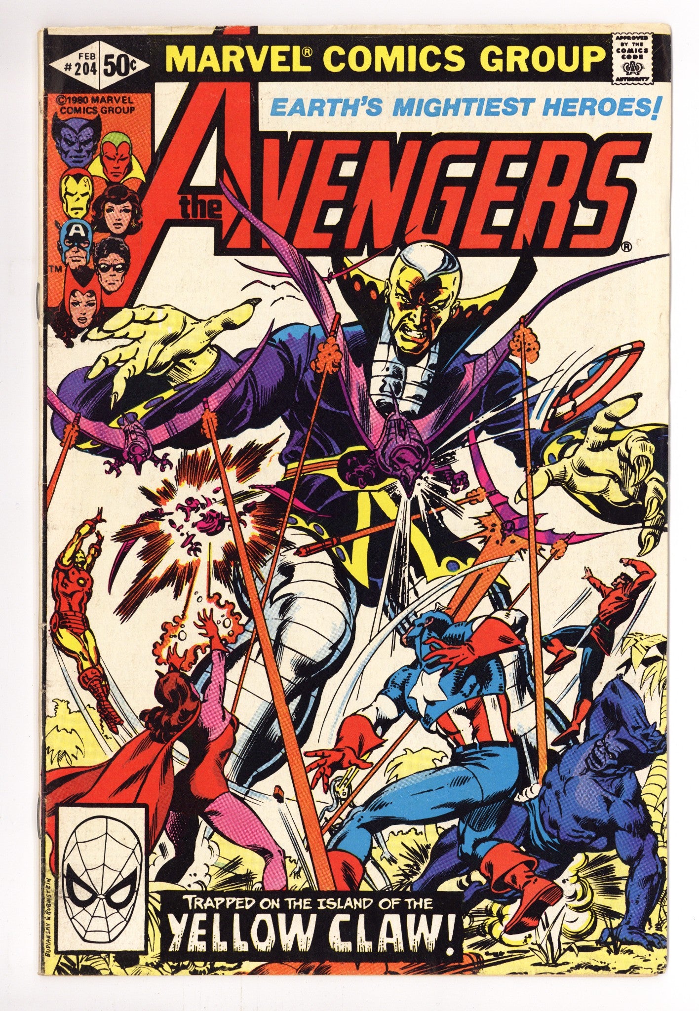 The Avengers Vol 1 204 Mid Grade (1981) 