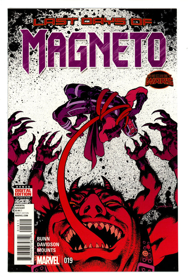 Magneto Vol 3 19 High Grade (2015)
