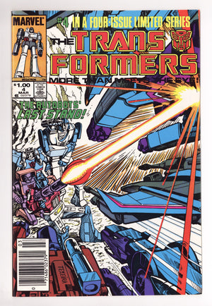The Transformers 4 VF+ (8.5) (1985) Canadian Price Variant