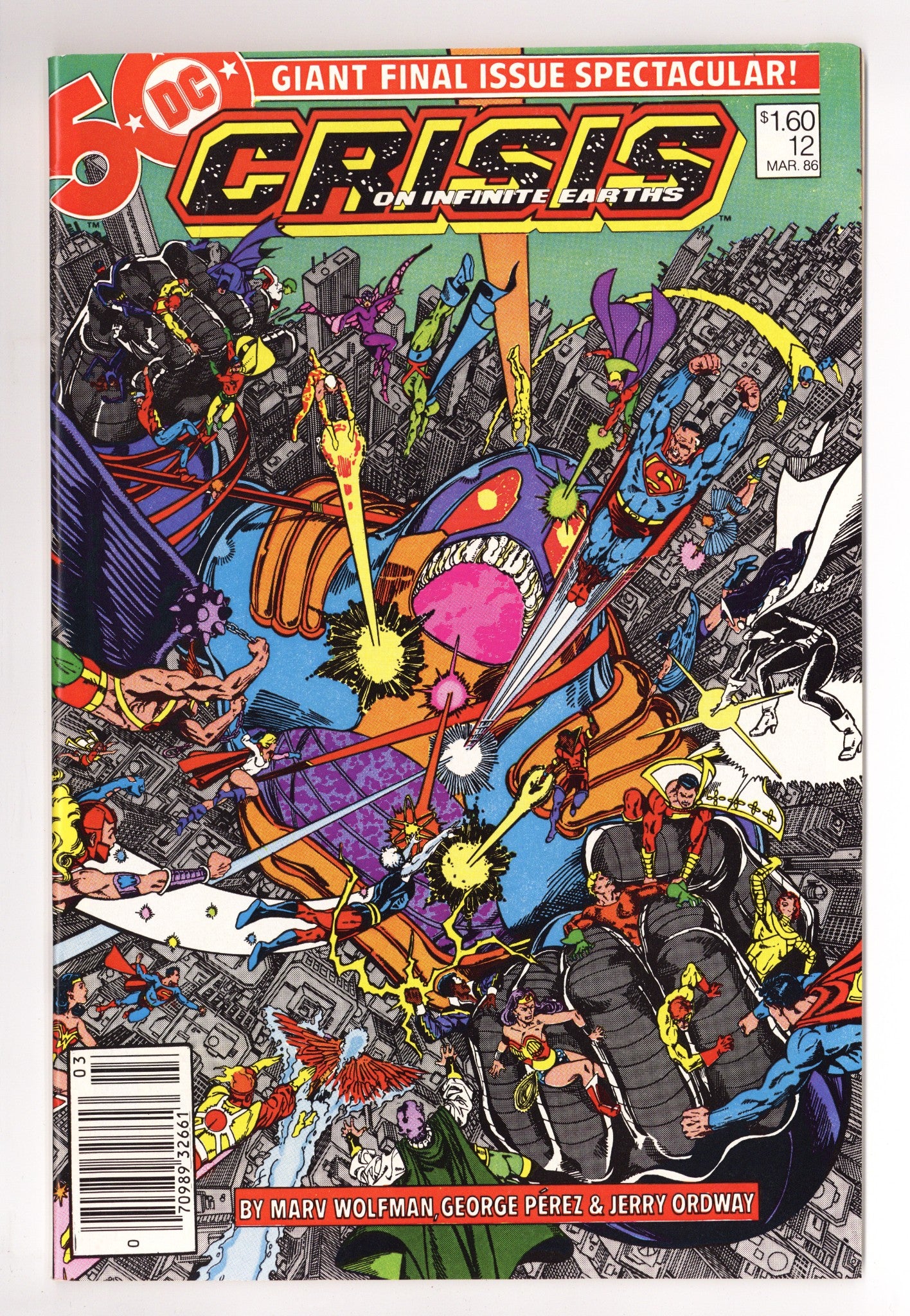 Crisis on Infinite Earths 12 NM- (9.2) (1986) Canadian Price Variant 