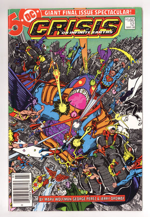 Crisis on Infinite Earths 12 NM- (9.2) (1986) Canadian Price Variant