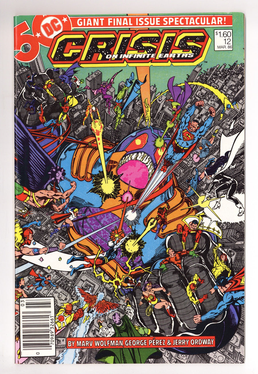 Crisis on Infinite Earths 12 NM- (9.2) (1986) Canadian Price Variant 