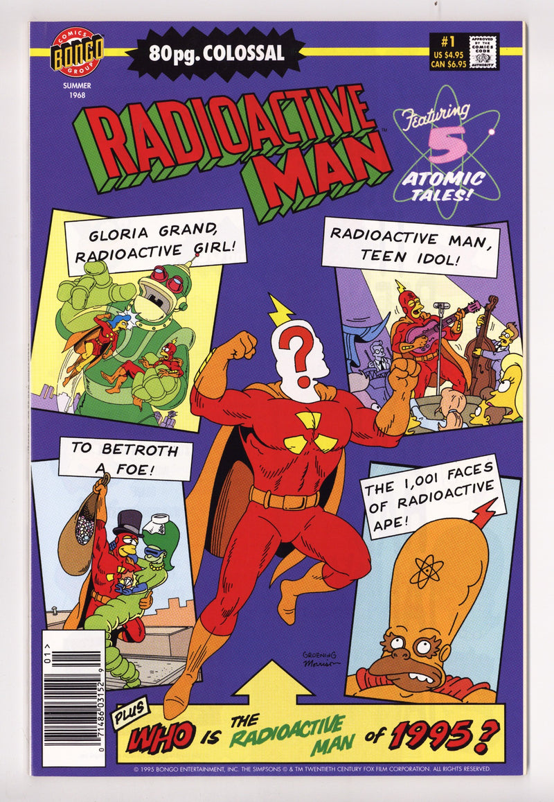 Radioactive Man 1 VF+ (8.5) (1995) Newsstand 