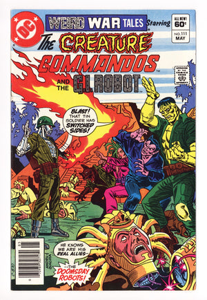 Weird War Tales Vol 1 111 VF (8.0) (1982) Newsstand