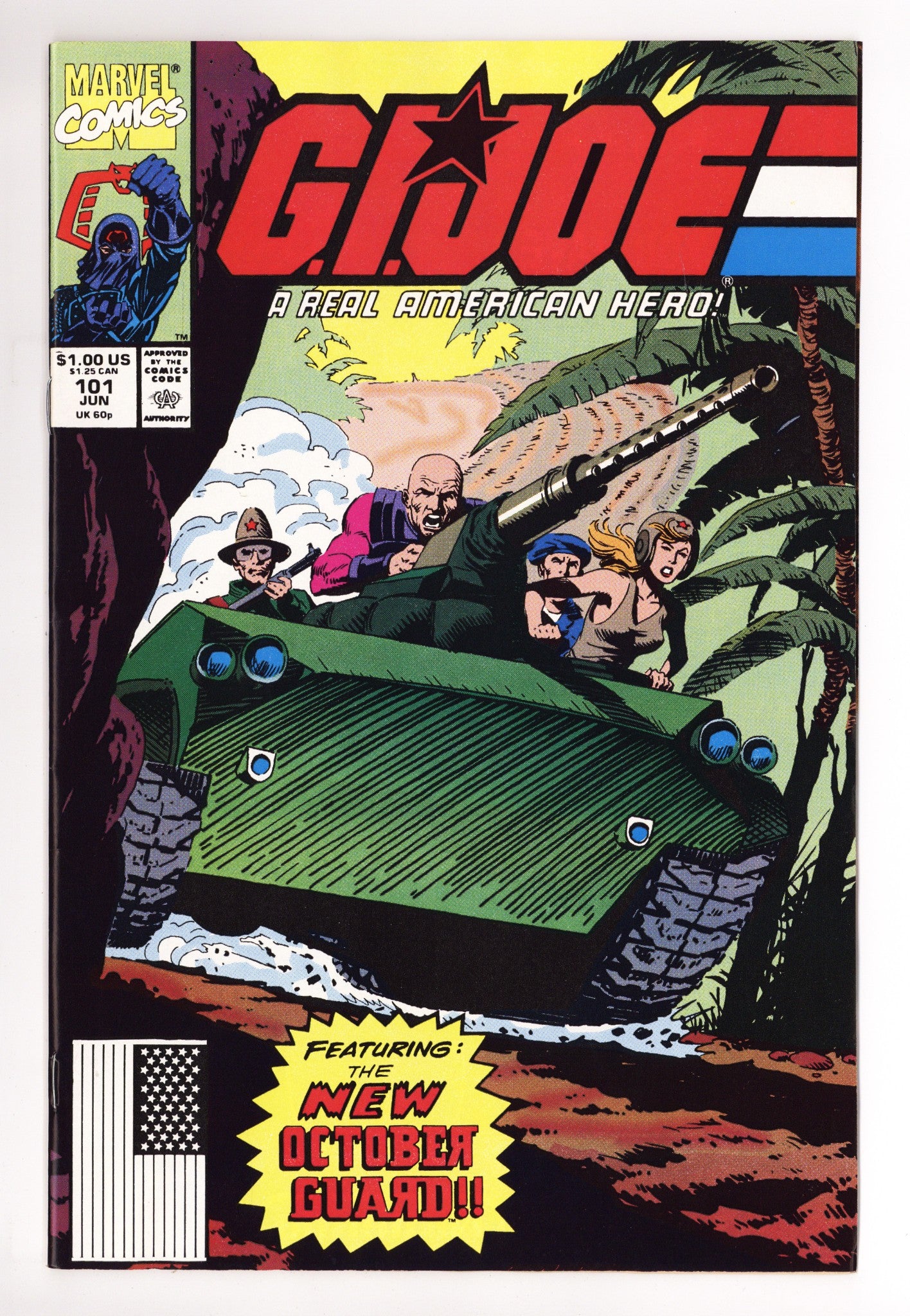 G.I. Joe, A Real American Hero 101 VF/NM (9.0) (1990) 