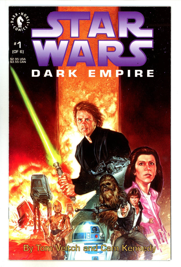 Star Wars: Dark Empire 1 NM (9.4) (1991) 2nd Print