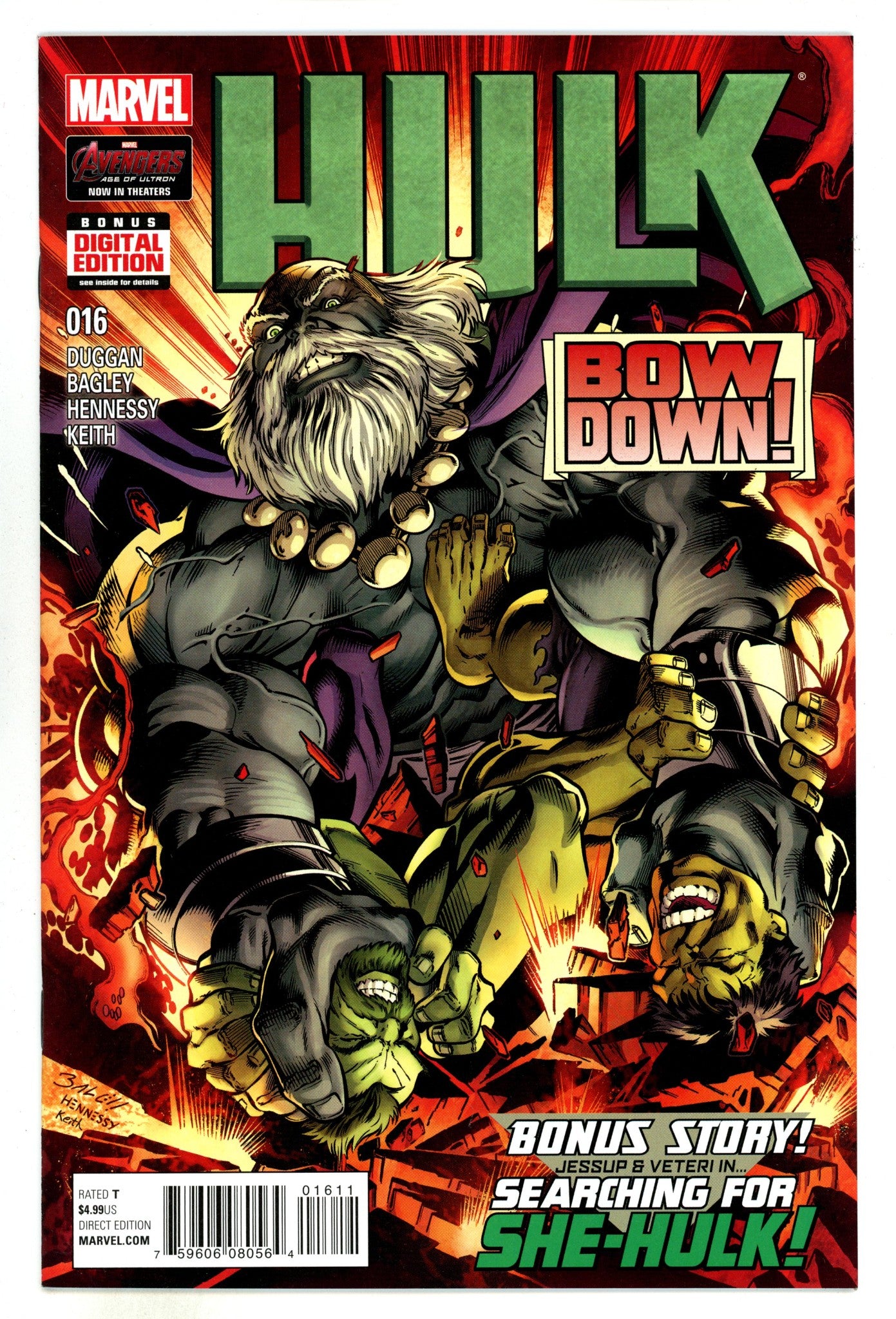 Hulk Vol 2 16 High Grade (2015) 