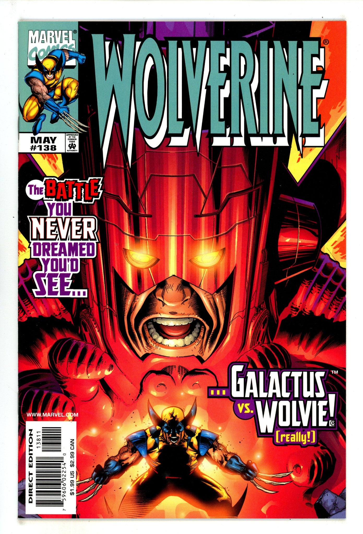 Wolverine Vol 2 138 High Grade (1999) 