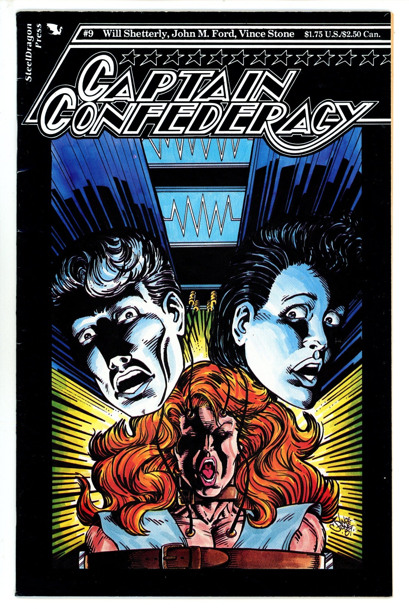 Captain Confederacy Vol 1 9 FN (1988)