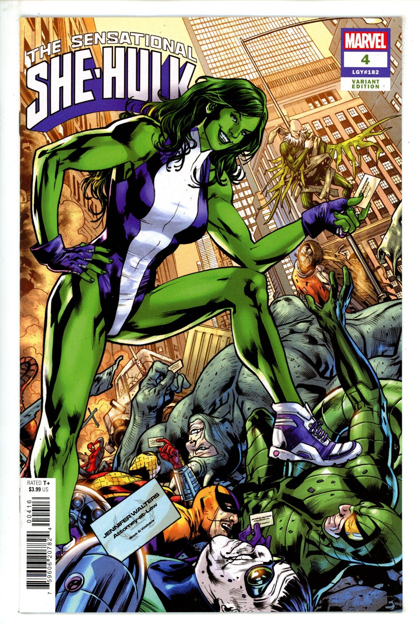 Sensational She-Hulk Vol 2 4 Hitch Incentive Variant VF/NM (2024)