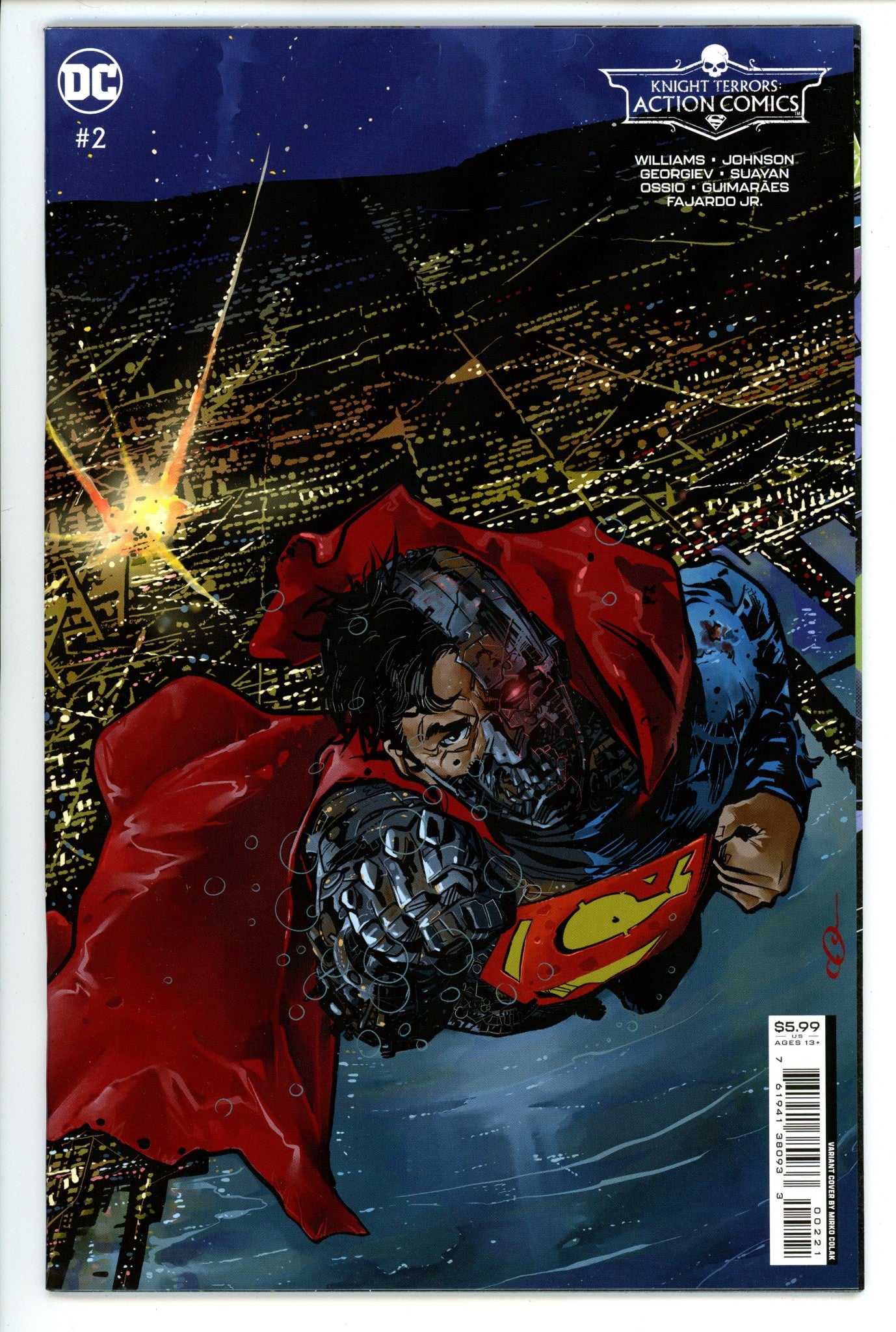 Knight Terrors: Action Comics 2 High Grade (2023) Colak Variant 