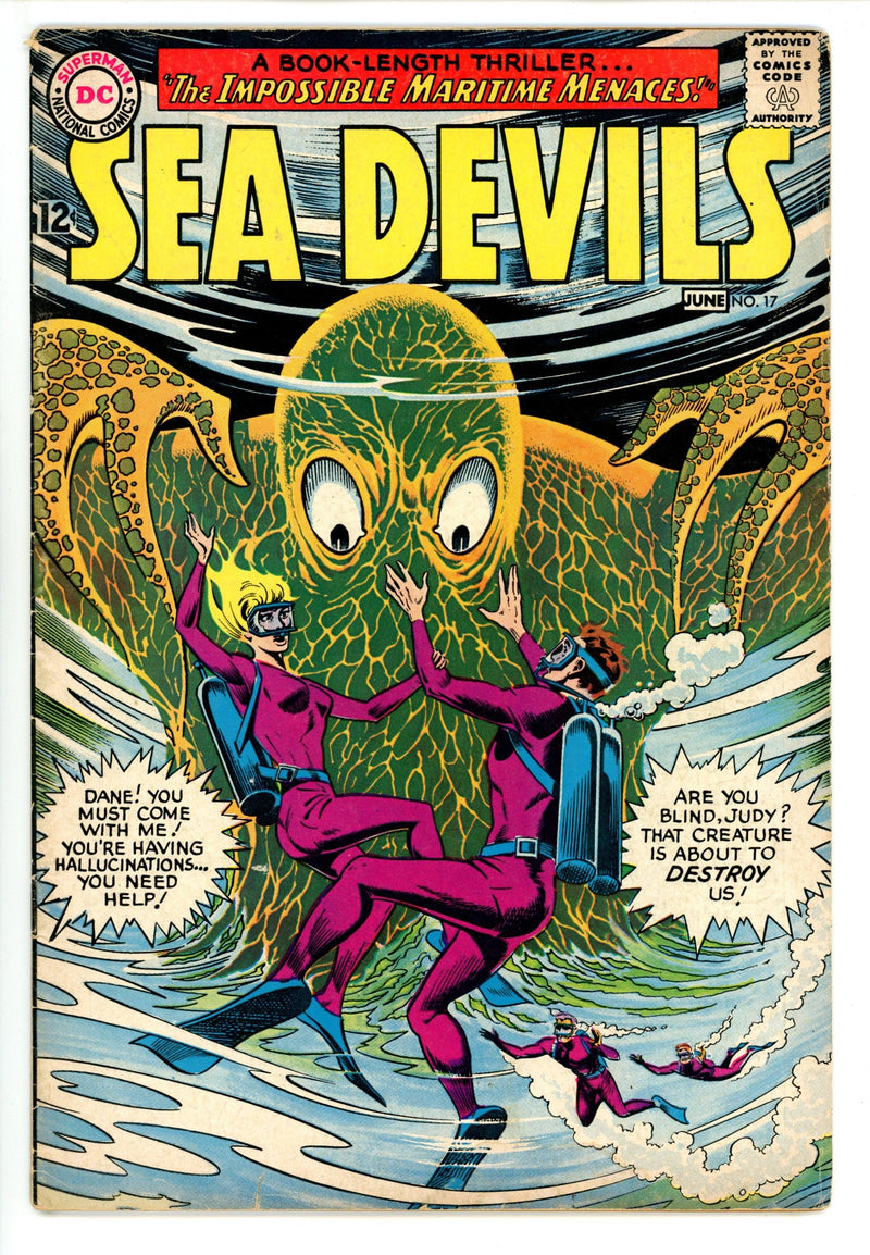 Sea Devils 17 VG (4.0) (1964) 