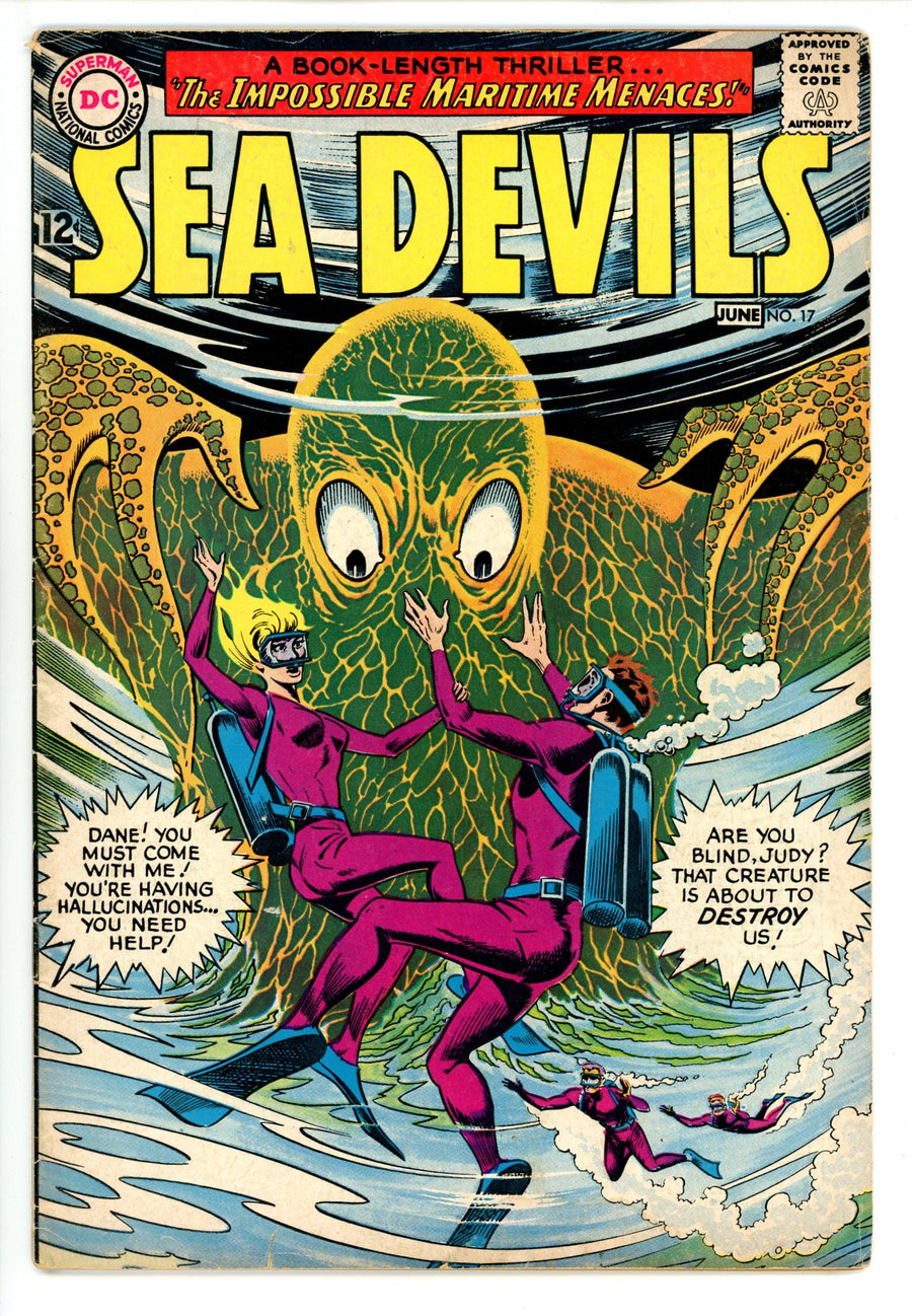 Sea Devils 17 VG (4.0) (1964) 
