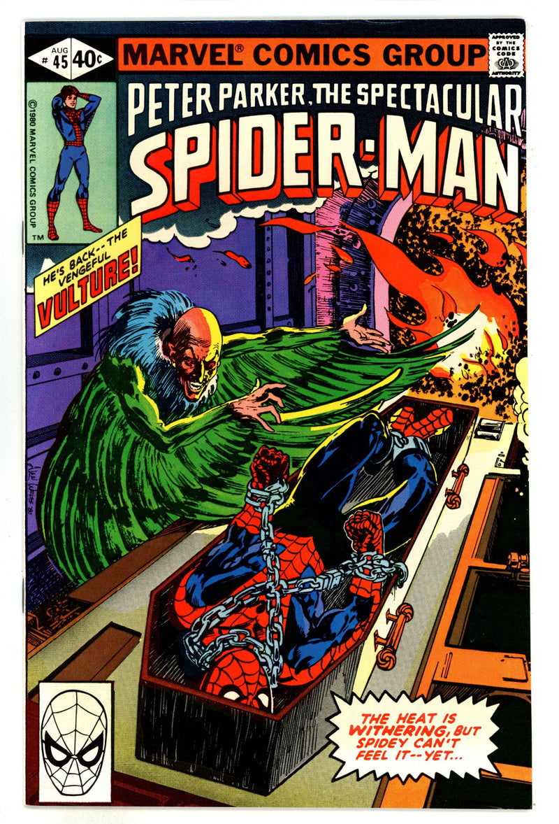 The Spectacular Spider-Man Vol 1 45  VF- (7.5)  (1980)  
