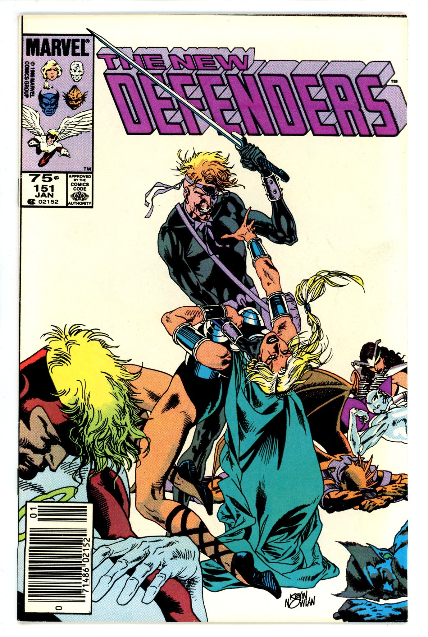 The Defenders Vol 1 151 VF+ (8.5) (1986) Canadian Price Variant 