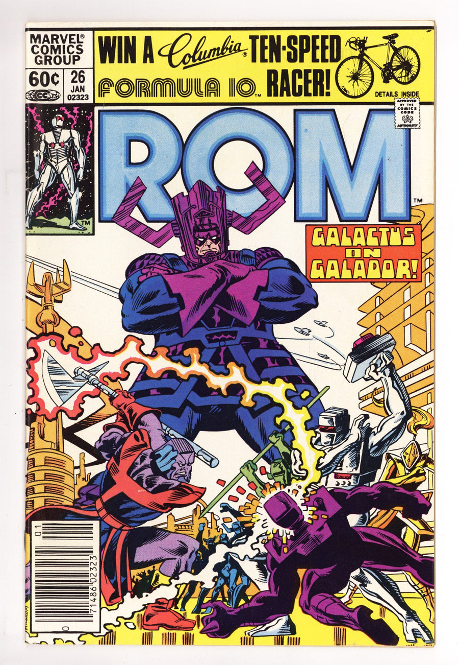Rom Vol 1 26 Mid Grade (1982) Newsstand 