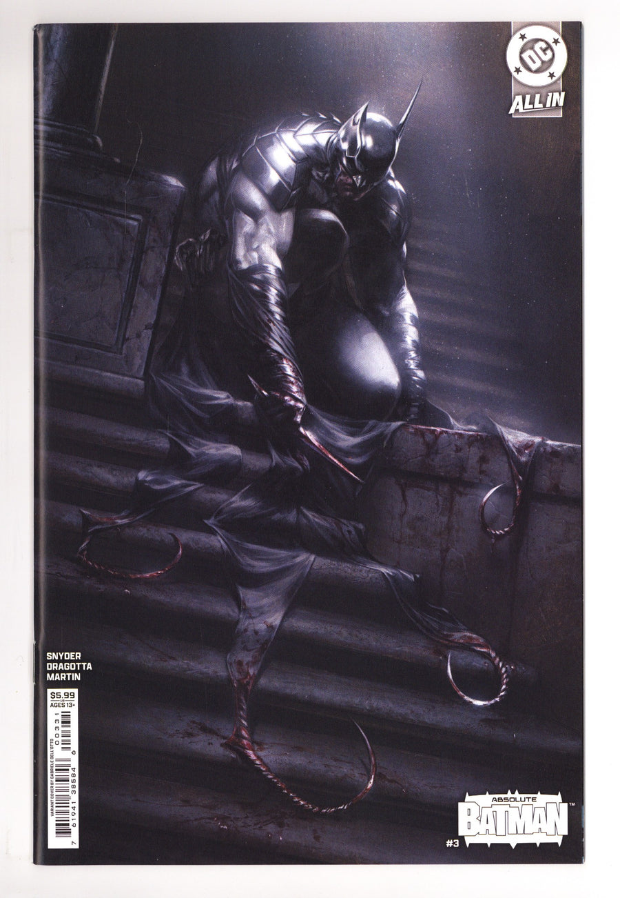 Absolute Batman 3 VF/NM (9.0) (2025) Dell'Otto Variant 