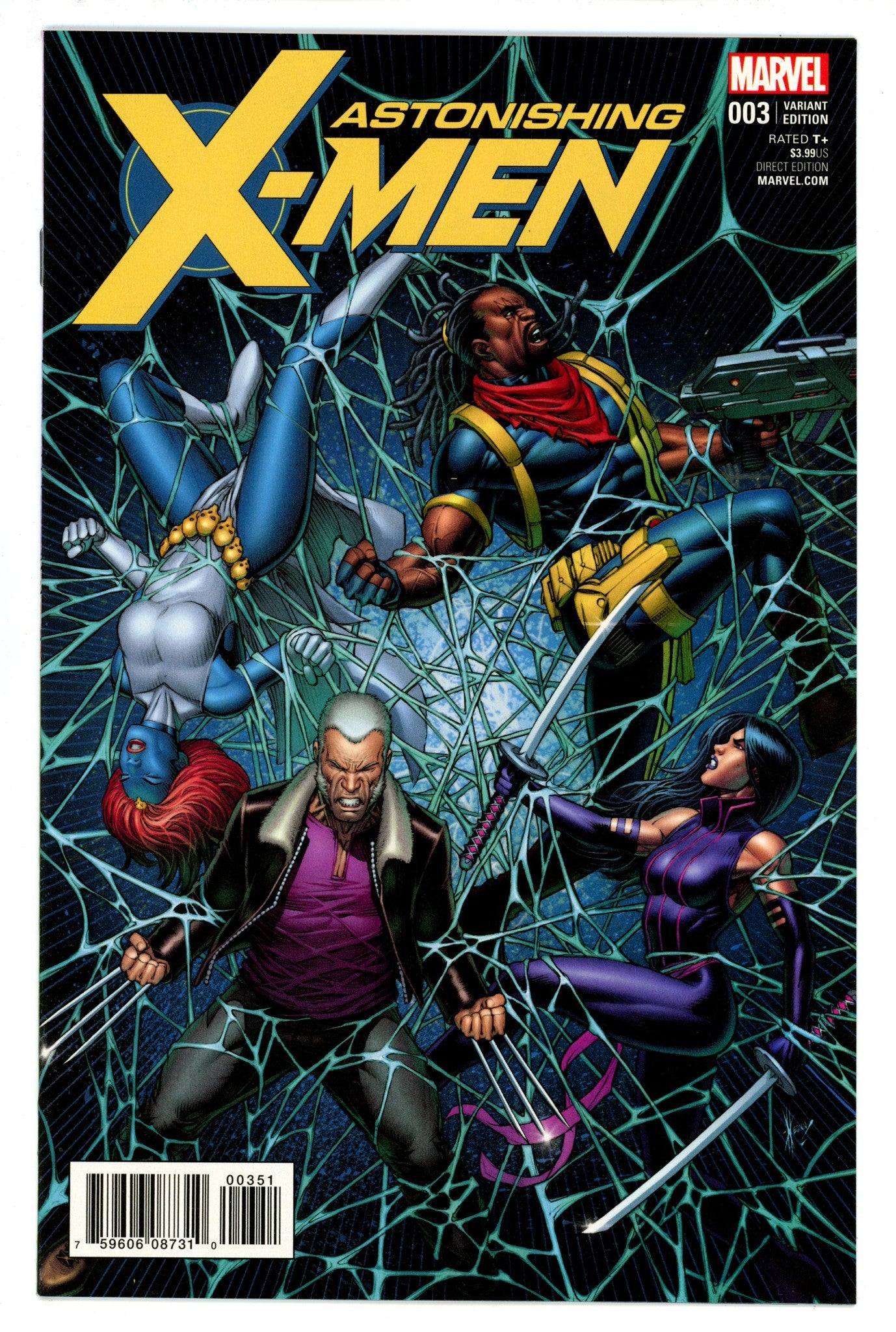 Astonishing X-Men Vol 4 3 High Grade (2017) Keown Incentive Variant 