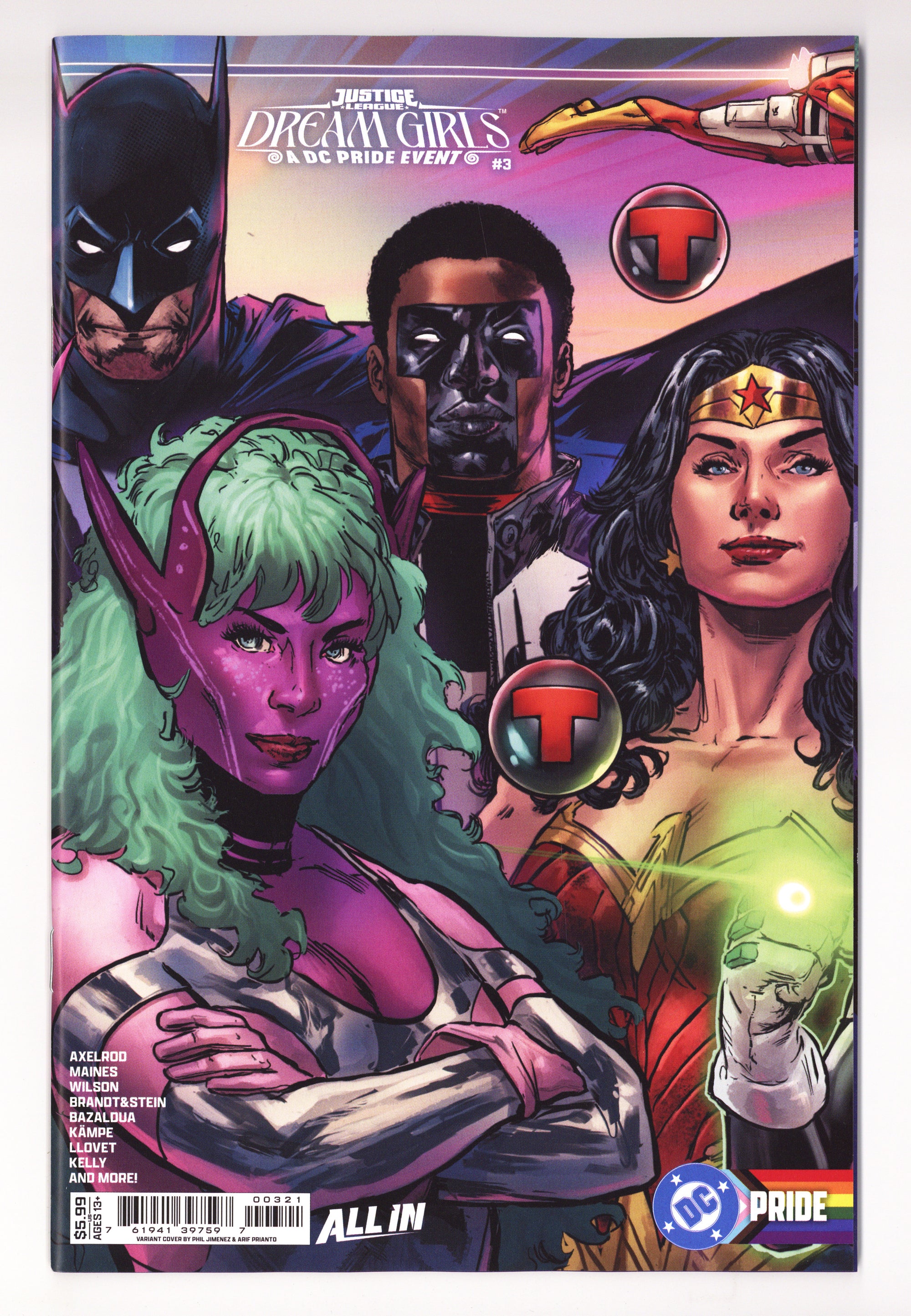 Justice League Dream Girls A Dc Pride Event 3 Jimenez Connecting Variant (2026)