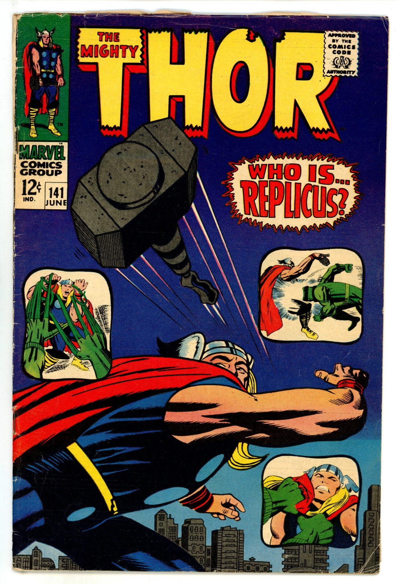 Thor Vol 1 141 VG+ (4.5) (1967) 