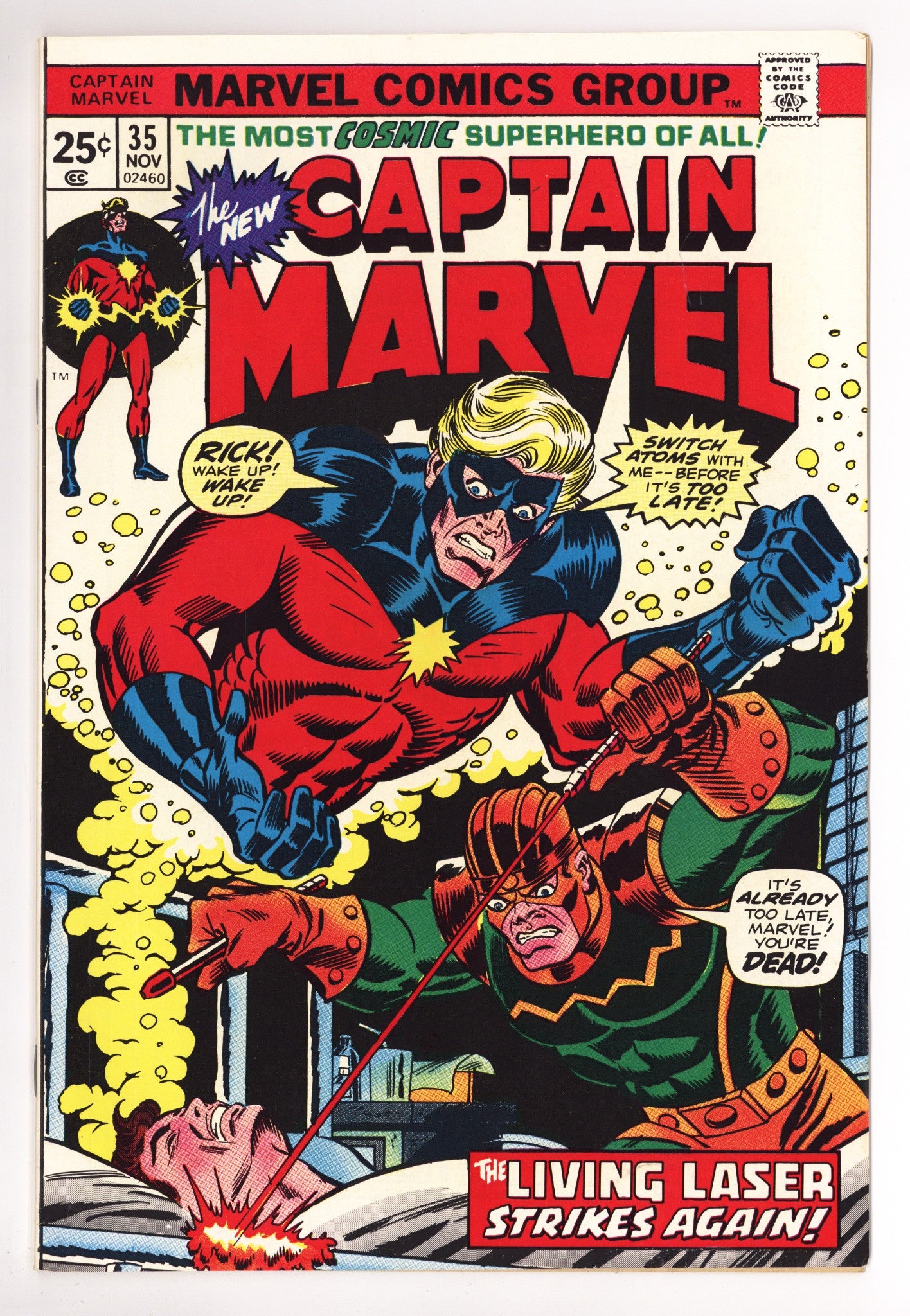 Captain Marvel Vol 1 35 FN (6.0) (1974) 