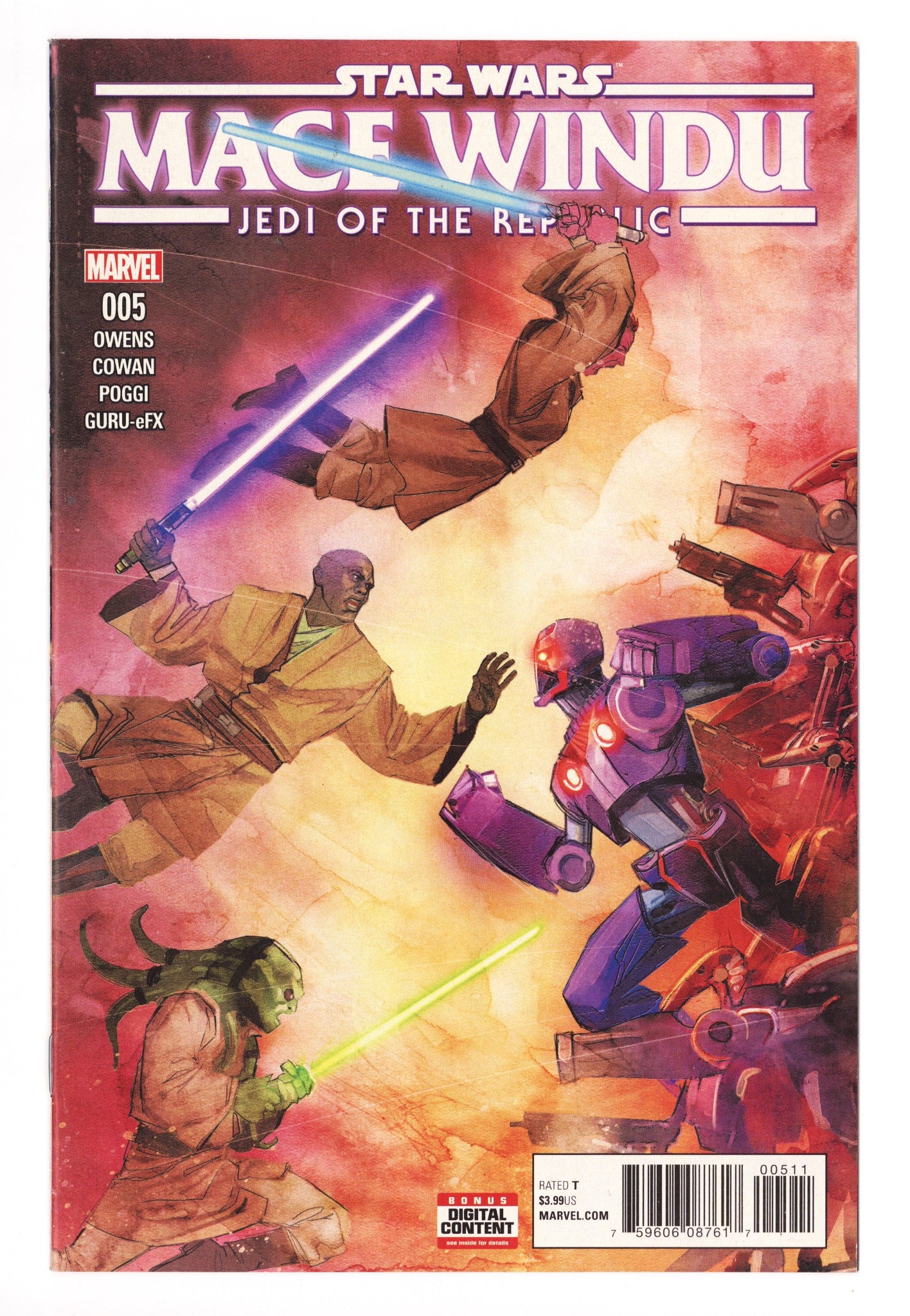 Star Wars: Mace Windu 5 VF/NM (9.0) (2018) 
