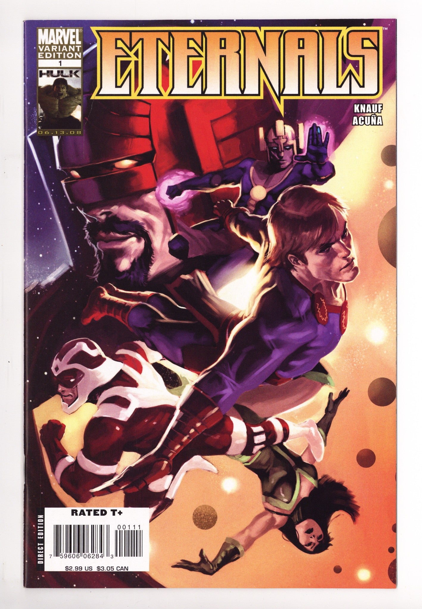 Eternals Vol 4 1 High Grade (2008) Djurdjevic Variant 