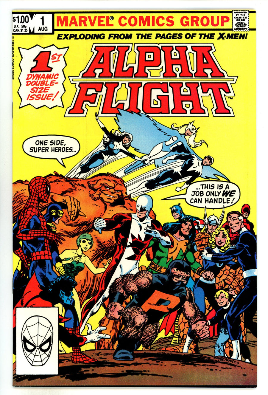 Alpha Flight Vol 1 1 VF+ (8.5) (1983) 