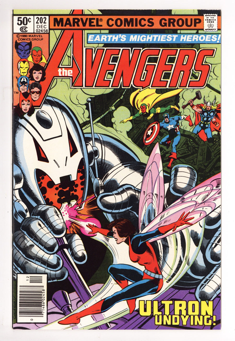The Avengers Vol 1 202 NM- (9.2) (1980) Newsstand 
