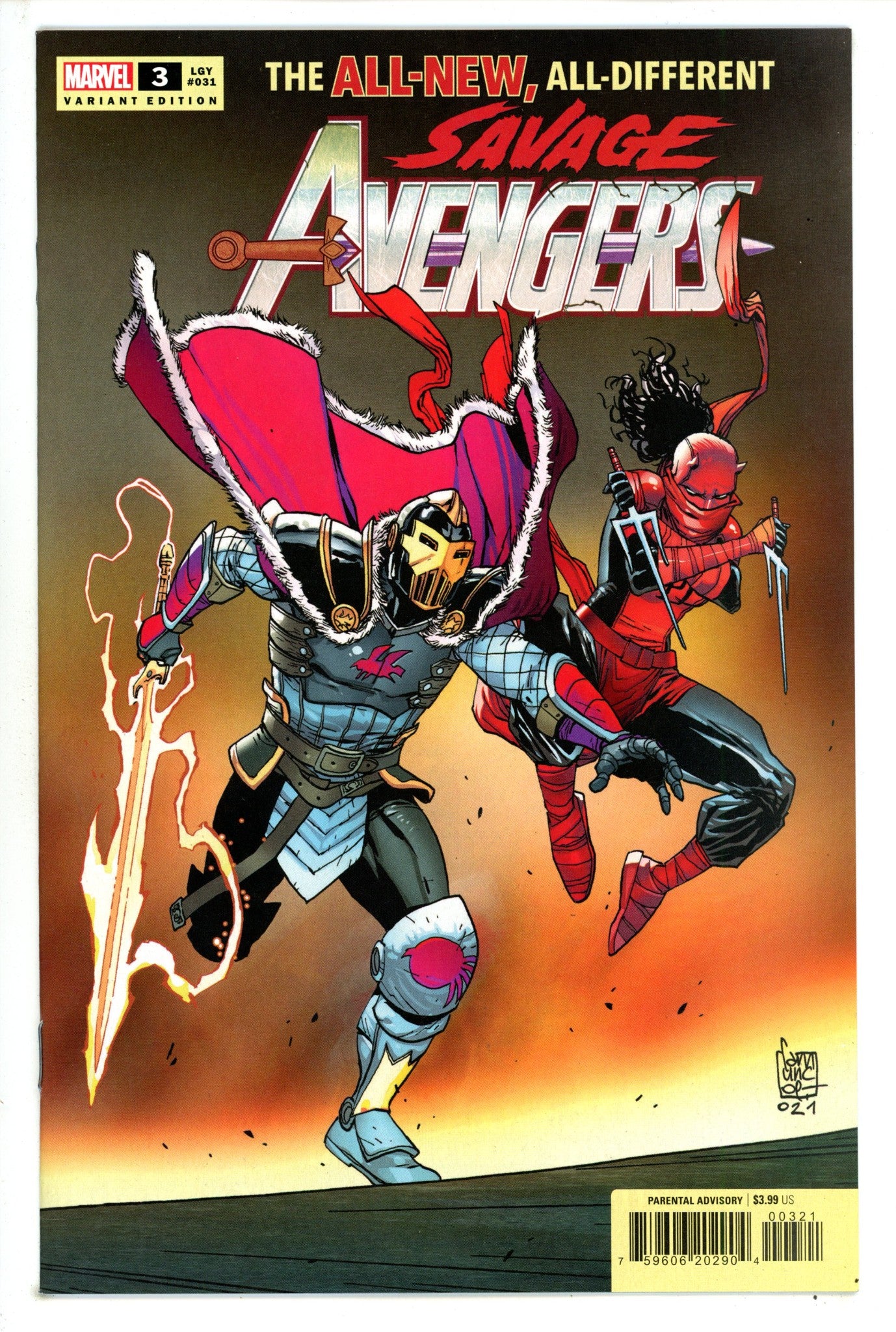 Savage Avengers Vol 2 3 (31) High Grade (2022) Camuncoli Variant 