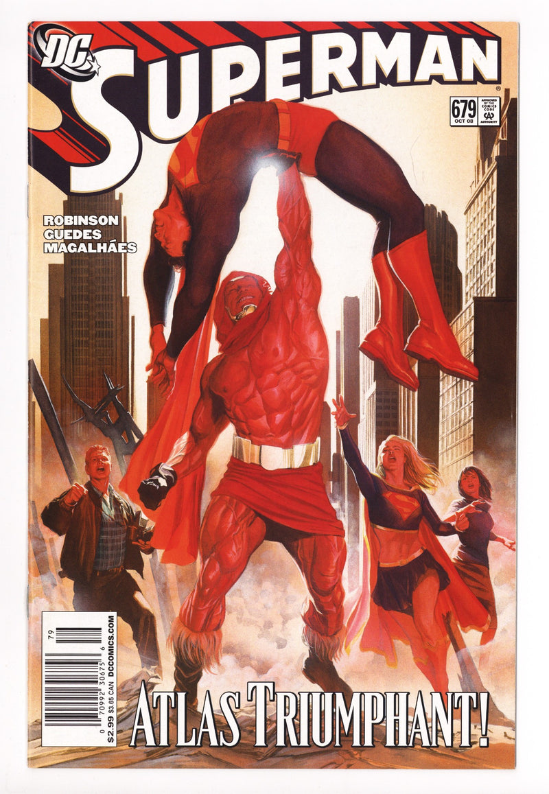 Superman Vol 1 679 VF- (7.5) (2008) Newsstand 